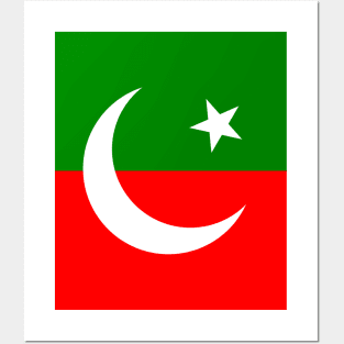 PTI Flag Posters and Art